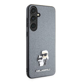 Husa pentru Samsung Galaxy S24 Plus, Karl Lagerfeld Saffiano (KLHCS24MPSAKCMPG), gri