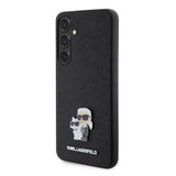 Husa pentru Samsung Galaxy S24 Plus, Karl Lagerfeld Saffiano (KLHCS24MPSAKCMPK), negru