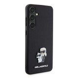 Husa pentru Samsung Galaxy S24 Plus, Karl Lagerfeld Saffiano (KLHCS24MPSAKCMPK), negru