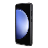 Husa pentru Samsung Galaxy S24 Plus, Karl Lagerfeld Saffiano Gripstand (KLHCS24MGSAKCPK), negru