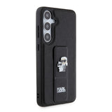 Husa pentru Samsung Galaxy S24 Plus, Karl Lagerfeld Saffiano Gripstand (KLHCS24MGSAKCPK), negru