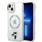 Husa pentru iPhone 14 Plus, Karl Lagerfeld Hardcase MagSafe (KLHMP14MHNKCIT), transparenta