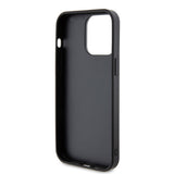 Husa pentru iPhone 15 Pro, Guess Rhinestone Metal Logo (GUHCP15LPFGSBSD), galben