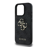 Husa pentru iPhone 16 Pro Max, Guess Hardcase 4G Big Logo (GUHCP16X4GMGGR), negru