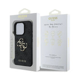 Husa pentru iPhone 16 Pro Max, Guess Hardcase 4G Big Logo (GUHCP16X4GMGGR), negru