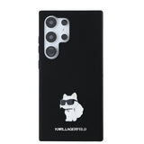 Husa pentru Samsung Galaxy S24 Ultra, Karl Lagerfeld Silicone (KLHCS24LSMHCNPK), negru