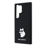 Husa pentru Samsung Galaxy S24 Ultra, Karl Lagerfeld Silicone (KLHCS24LSMHCNPK), negru
