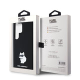 Husa pentru Samsung Galaxy S24 Ultra, Karl Lagerfeld Silicone (KLHCS24LSMHCNPK), negru