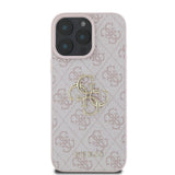 Husa pentru iPhone 16 Pro, Guess Hardcase 4G Big Logo (GUHCP16L4GMGPI), roz