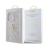 Husa pentru iPhone 16 Pro, Guess Hardcase 4G Big Logo (GUHCP16L4GMGPI), roz