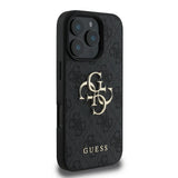 Husa pentru iPhone 16 Pro, Guess Hardcase 4G Big Logo (GUHCP16L4GMGGR), negru