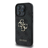 Husa pentru iPhone 16 Pro, Guess Hardcase 4G Big Logo (GUHCP16L4GMGGR), negru
