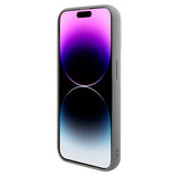 Husa pentru iPhone 15 Pro Max, Guess Sequin Script Metal (GUHCP15XPSFDGSS), argintiu
