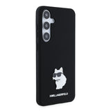 Husa pentru Samsung Galaxy S24 Plus, Karl Lagerfeld Silicone (KLHCS24MSMHCNPK), negru