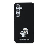 Husa pentru Samsung Galaxy S24 Plus, Karl Lagerfeld Silicone (KLHCS24MSMHKCNPK), negru