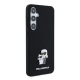 Husa pentru Samsung Galaxy S24 Plus, Karl Lagerfeld Silicone (KLHCS24MSMHKCNPK), negru