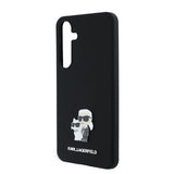 Husa pentru Samsung Galaxy S24 Plus, Karl Lagerfeld Silicone (KLHCS24MSMHKCNPK), negru