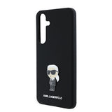 Husa pentru Samsung Galaxy S24 Plus, Karl Lagerfeld Silicone (KLHCS24MSMHKNPK), negru