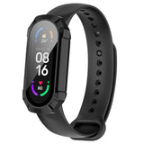 Husa smartwatch pentru Xiaomi Mi Band 5, Techsuit, negru