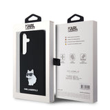 Husa pentru Samsung Galaxy S24, Karl Lagerfeld Silicone (KLHCS24SSMHCNPK), negru