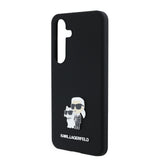 Husa pentru Samsung Galaxy S24, Karl Lagerfeld Silicone (KLHCS24SSMHKCNPK), negru
