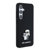 Husa pentru Samsung Galaxy S24, Karl Lagerfeld Silicone (KLHCS24SSMHKCNPK), negru