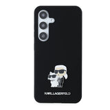 Husa pentru Samsung Galaxy S24, Karl Lagerfeld Silicone (KLHCS24SSMHKCNPK), negru