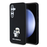 Husa pentru Samsung Galaxy S24, Karl Lagerfeld Silicone (KLHCS24SSMHKCNPK), negru