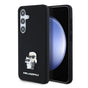 Husa pentru Samsung Galaxy S24, Karl Lagerfeld Silicone (KLHCS24SSMHKCNPK), negru