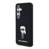 Husa pentru Samsung Galaxy S24, Karl Lagerfeld Silicone (KLHCS24SSMHKNPK), negru