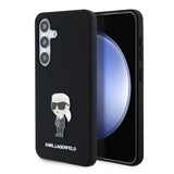 Husa pentru Samsung Galaxy S24, Karl Lagerfeld Silicone (KLHCS24SSMHKNPK), negru