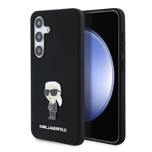 Husa pentru Samsung Galaxy S24, Karl Lagerfeld Silicone (KLHCS24SSMHKNPK), negru