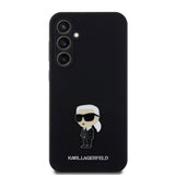Husa pentru Samsung Galaxy S23 FE, Karl Lagerfeld Silicone (KLHCS23FEMHKNPK), negru