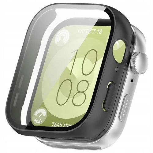 Husa smartwatch pentru Huawei Watch Fit 3, Techsuit, negru
