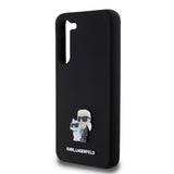 Husa pentru Samsung Galaxy S23 Plus, Karl Lagerfeld Silicone (KLHCS23MSMHKCNPK), negru