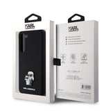Husa pentru Samsung Galaxy S23 Plus, Karl Lagerfeld Silicone (KLHCS23MSMHKCNPK), negru