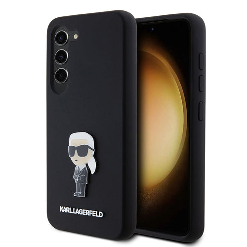 Husa pentru Samsung Galaxy S23, Karl Lagerfeld Silicone (KLHCS23SSMHKNPK), negru
