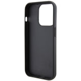 Husa pentru iPhone 14 Pro, Karl Lagerfeld Saffiano Gripstand (KLHCP14LGSACHPK), negru