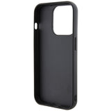 Husa pentru iPhone 14 Pro, Karl Lagerfeld Saffiano Gripstand (KLHCP14LGSAKCPK), negru