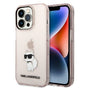 Husa pentru iPhone 14 Pro, Karl Lagerfeld Hardcase (KLHCP14LHNCHTCP), roz