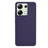 Husa pentru Xiaomi Redmi Note 13 4G, Techsuit Carbonite FiberShell, cyan