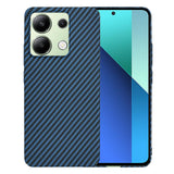 Husa pentru Xiaomi Redmi Note 13 4G, Techsuit Carbonite FiberShell, cyan
