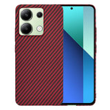 Husa pentru Xiaomi Redmi Note 13 4G, Techsuit Carbonite FiberShell, cyan