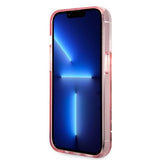 Husa pentru iPhone 14 Pro, Karl Lagerfeld Hardcase Glitter (KLHCP14LLNKHCP), roz