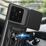Husa pentru Xiaomi 14T, Techsuit CamShield Series, albastru