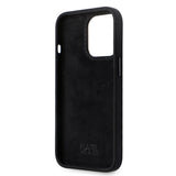Husa pentru iPhone 14 Pro, Karl Lagerfeld Silicone (KLHCP14LSMHCNPK), negru