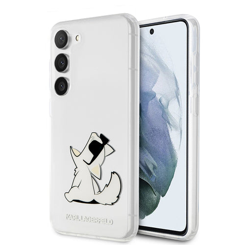 Husa pentru Samsung Galaxy S23 Plus, Karl Lagerfeld Hardcase Transparent (KLHCS23MCFNRC), transparenta