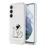 Husa pentru Samsung Galaxy S23 Plus, Karl Lagerfeld Hardcase Transparent (KLHCS23MCFNRC), transparenta