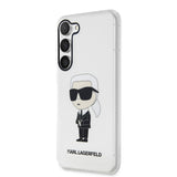 Husa pentru Samsung Galaxy S23 Plus, Karl Lagerfeld Hardcase Transparent (KLHCS23MHNIKTCT), transparenta