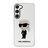 Husa pentru Samsung Galaxy S23 Plus, Karl Lagerfeld Hardcase Transparent (KLHCS23MHNIKTCT), transparenta